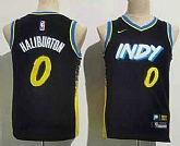 Youth Indiana Pacers #0 Tyrese Haliburton Navy Blue 2023 City Icon Swingman Jersey,baseball caps,new era cap wholesale,wholesale hats